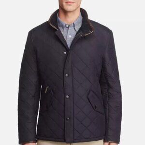 Navy ~ Barbour Powell Riding Outdoor Barn Jacket Coat MSRP$380 British Heritage